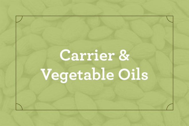 Carrier &amp; Vegetable Oils